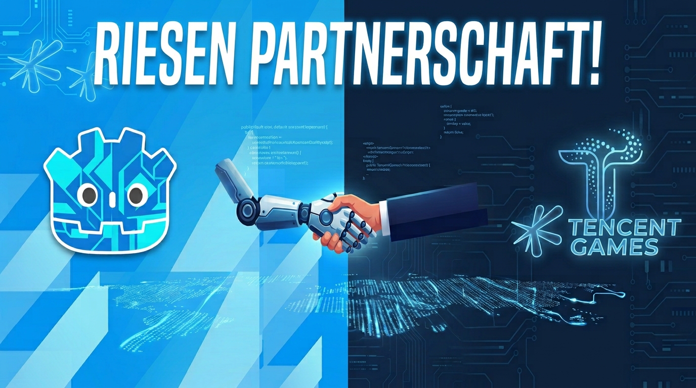 W4 Games: 18 Mio. $ & Tencent stärkt Open-Source-Godot