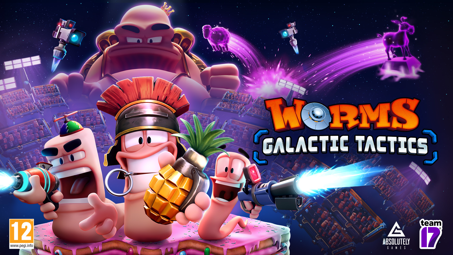 Worms: Galactic Tactics – 3D-Rundenstrategie auf Gamescom