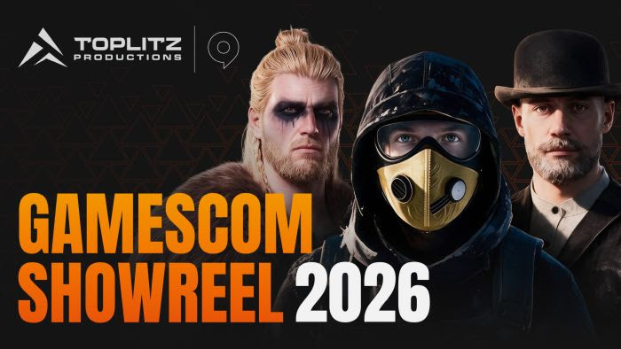 Toplitz auf der gamescom: Showreel, Weltpremiere & Highlights