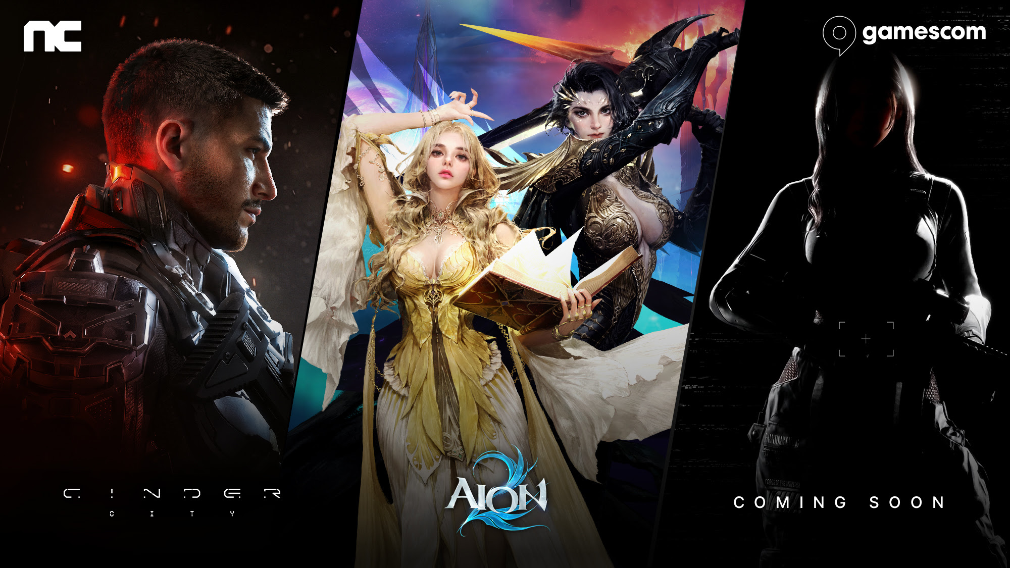 NC auf gamescom 2026: AION 2, Cinder City & Project Bonfire