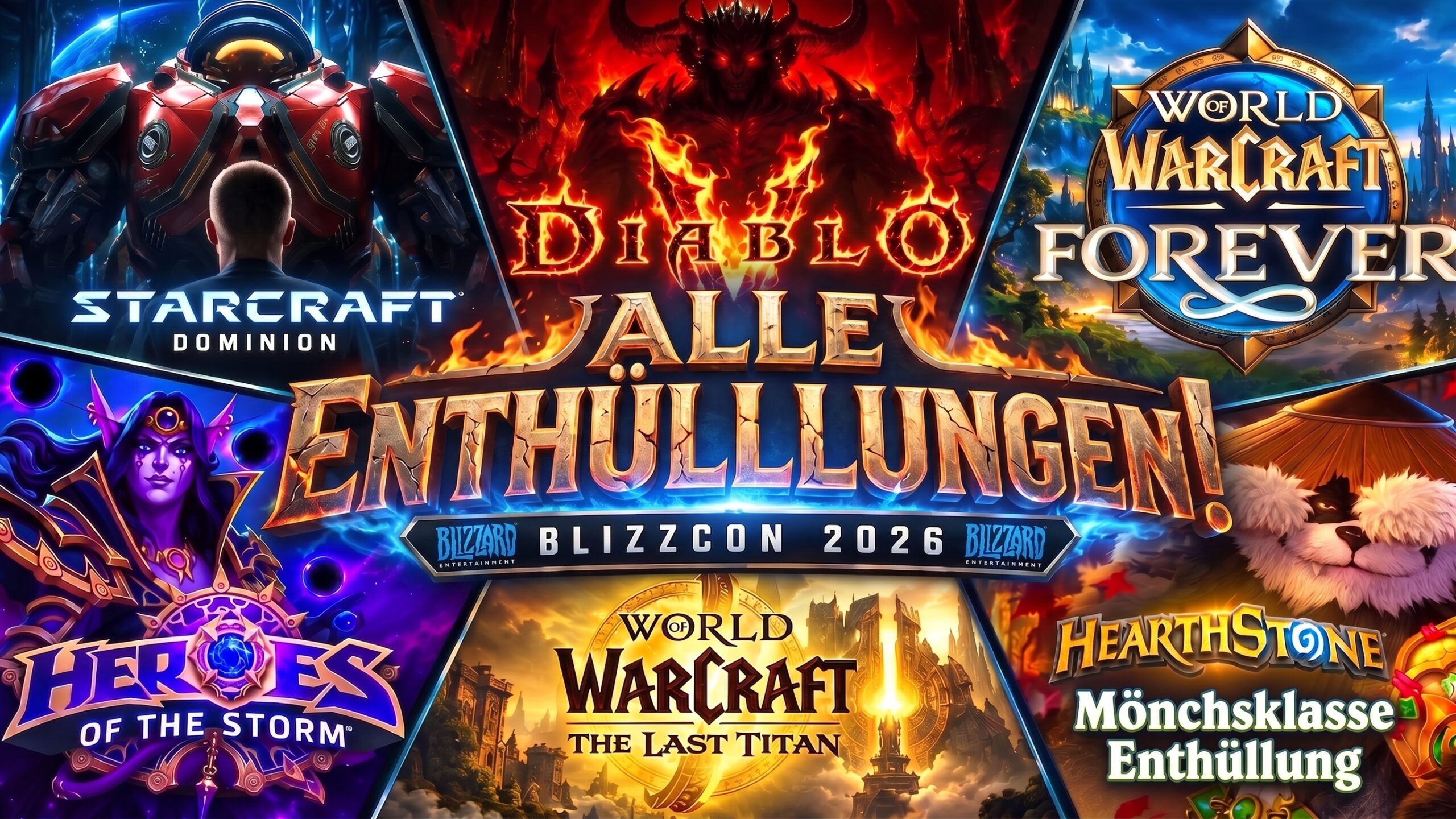 BlizzCon 2026: Alle Ankündigungen & Highlights
